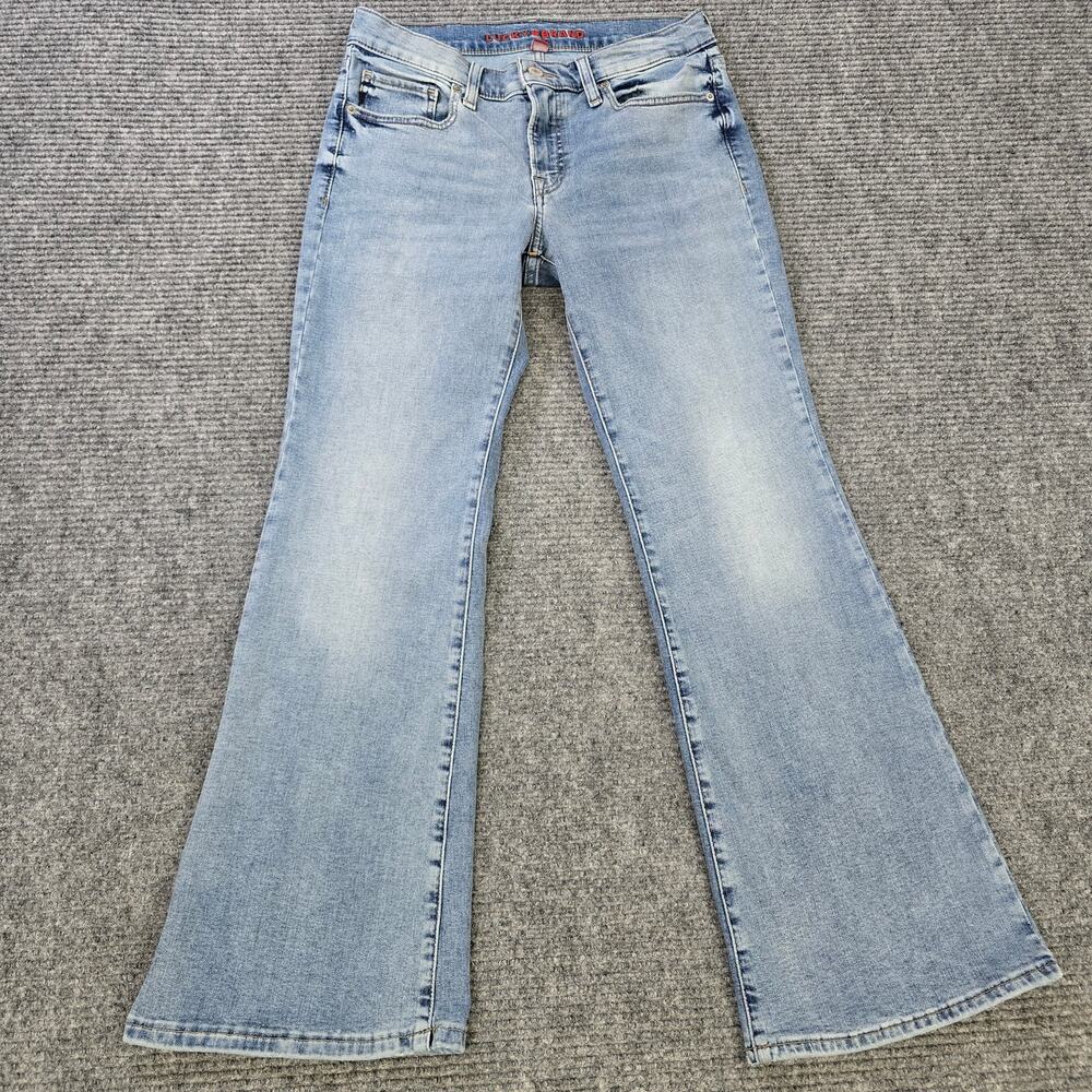 Lucky Brand Sweet Mid Rise Flare Jeans Womens 8 29R or 29x29 Light Wash